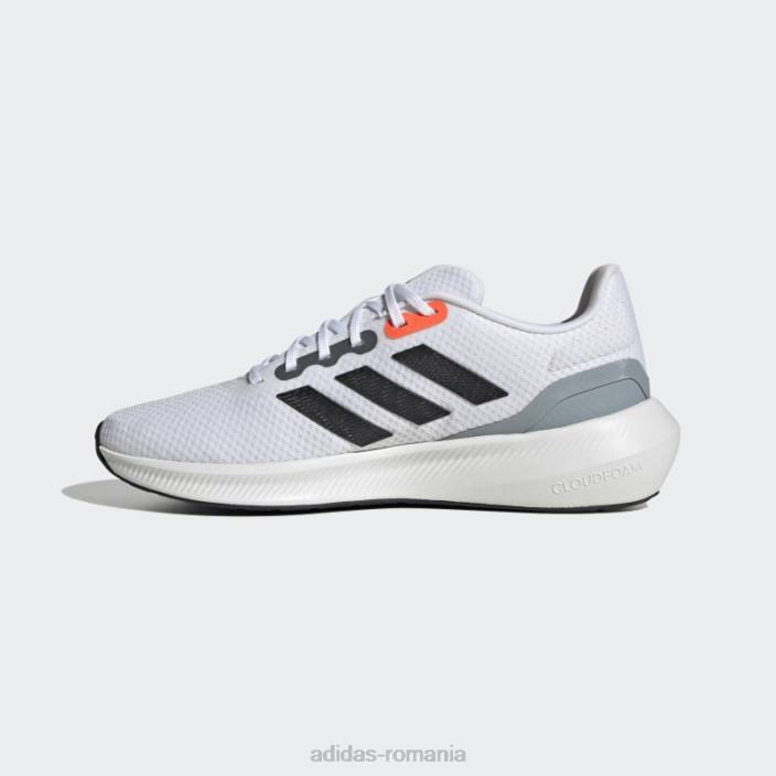 Adidas runfalcon 3 cloudfoam pantofi de alergare albi albi bărbați alb negru 2JBN4184