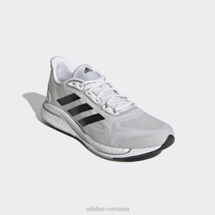 Adidas supernova albă+ pantofi bărbați alb/negru/gri 2JBN12994