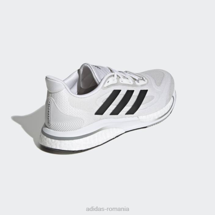 Adidas supernova albă+ pantofi bărbați alb/negru/gri 2JBN12994