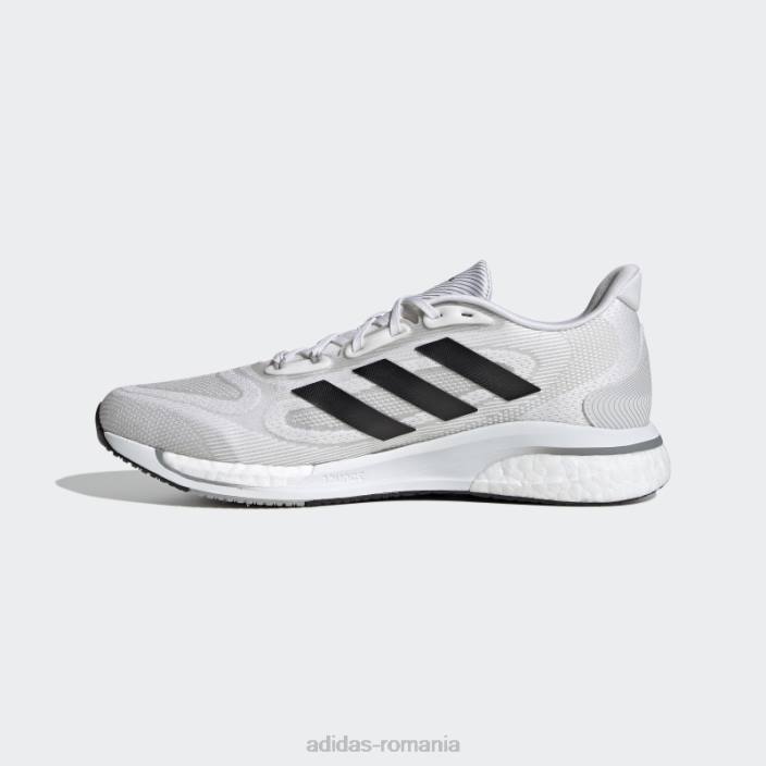 Adidas supernova albă+ pantofi bărbați alb/negru/gri 2JBN12994