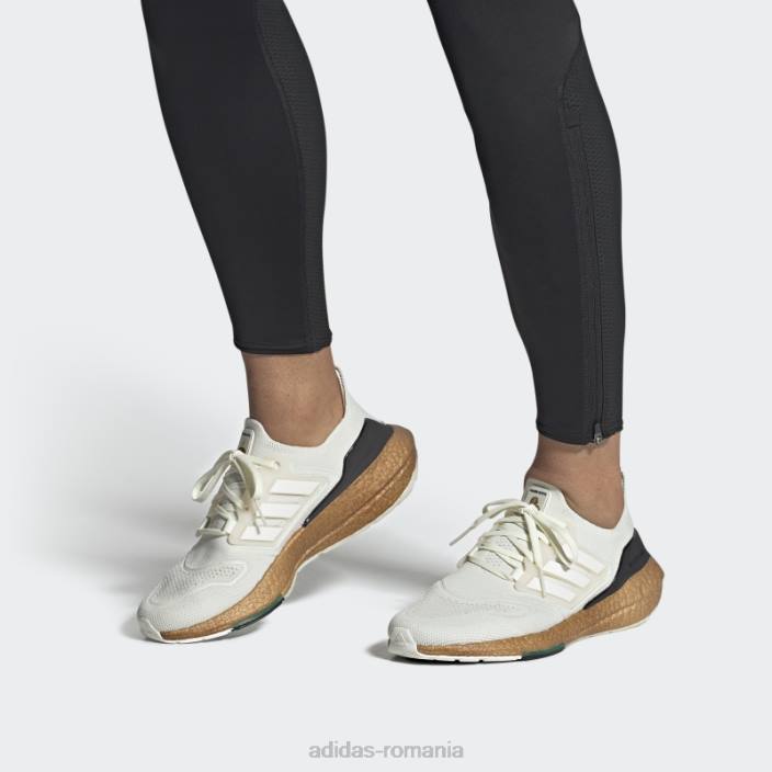 Adidas ultraboost 22 realizat cu pantofi de natură nuanță albă bărbați nuanță albă/zero metalic/negru 2JBN12344