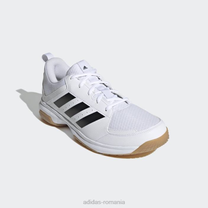 Adidas pantofi indoor ligra 7 alb bărbați alb negru 2JBN12533