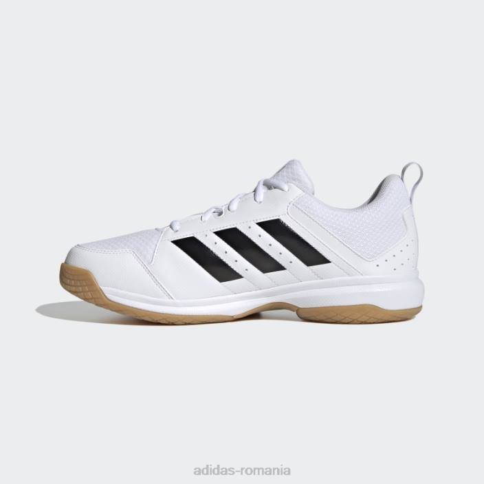 Adidas pantofi indoor ligra 7 alb bărbați alb negru 2JBN12533