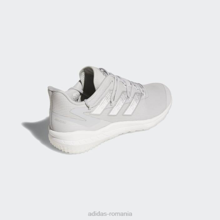 Adidas pantofi pentru gazon adizero afterburner 8 gri deschis bărbați gri deschis/argintiu/alb 2JBN20075