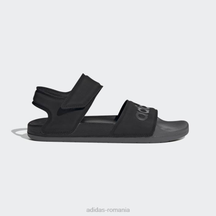 Adidas sandale adilette gri fashion bărbați gri inchis 2JBN20065