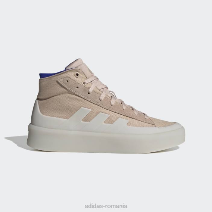 Adidas znsored hi pantofi taupe bărbați taupe/alb/albastru 2JBN20071