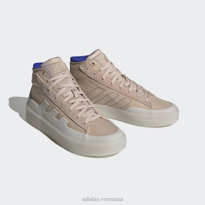Adidas znsored hi pantofi taupe bărbați taupe/alb/albastru 2JBN20071