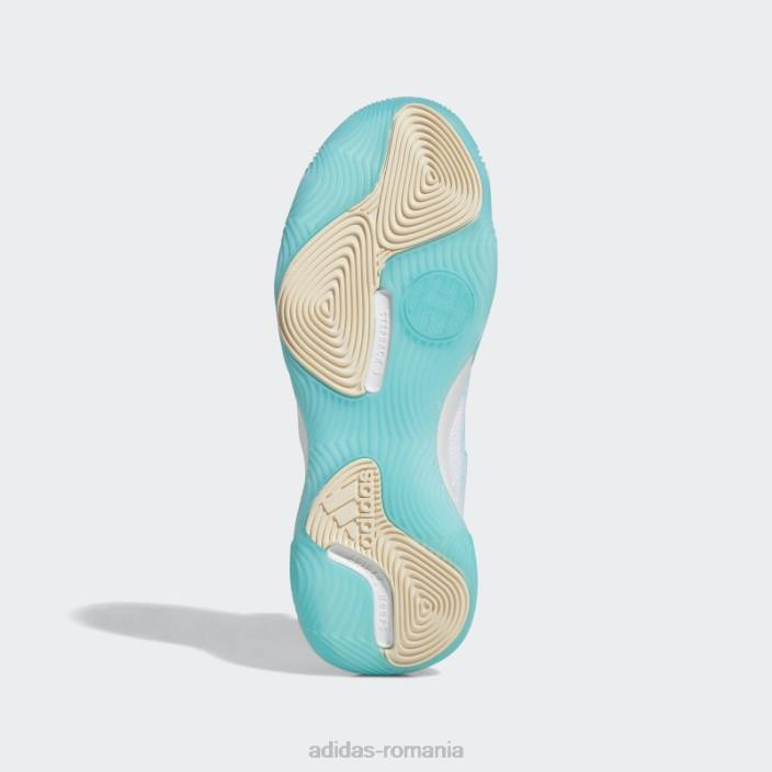 Adidas alb harden stepback 3 pantofi bărbați nuanță alb/portocaliu fascicul/ecru 2JBN12928