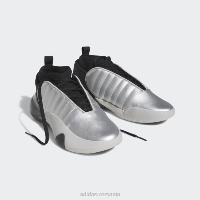 Adidas argintiu intari volum 7 pantofi bărbați argintiu/negru/gri 2JBN4630