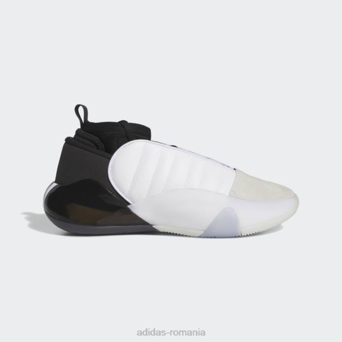Adidas harden volume 7 pantofi albi bărbați alb negru 2JBN5953