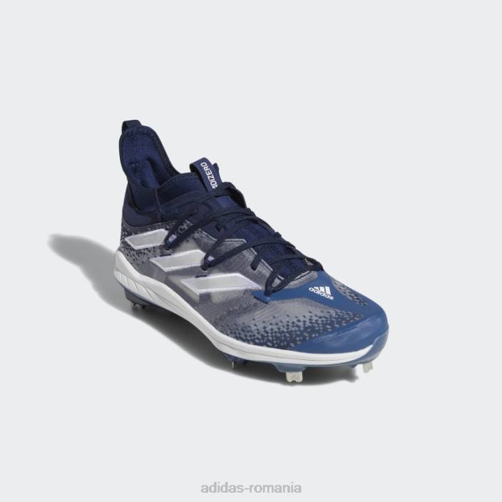 Adidas adizero afterburner nwv cleats bleumarin bărbați bleumarin/alb/otel 2JBN20107