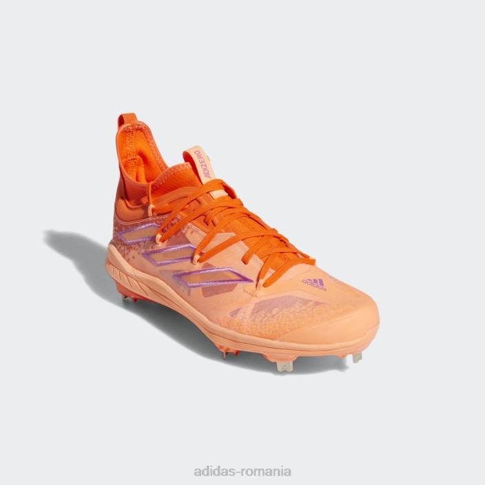 Adidas adizero afterburner nwv cleats portocalii bărbați portocaliu/portocaliu fascicul/liliac 2JBN20114