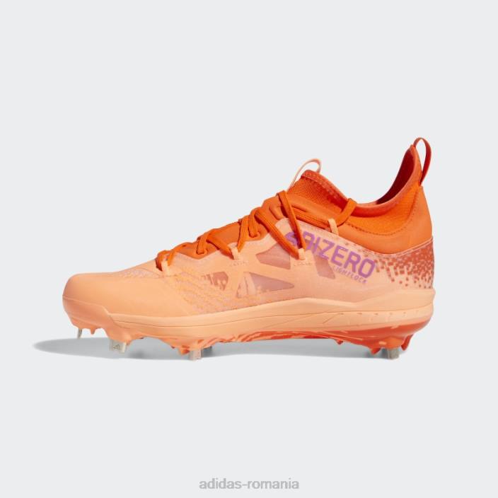 Adidas adizero afterburner nwv cleats portocalii bărbați portocaliu/portocaliu fascicul/liliac 2JBN20114