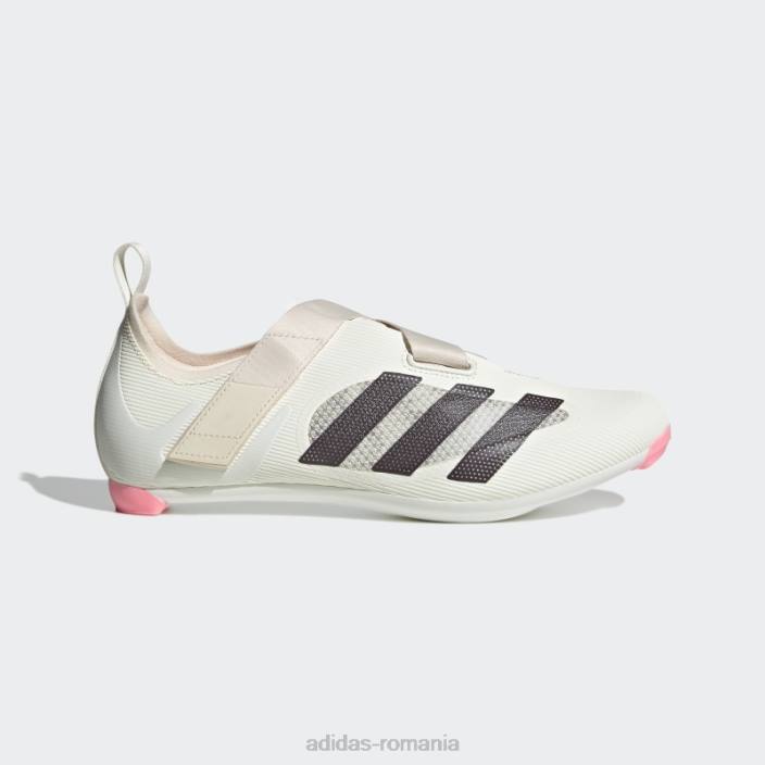 Adidas pantoful de ciclism indoor alb adidas bărbați alb/maro/roz 2JBN20046