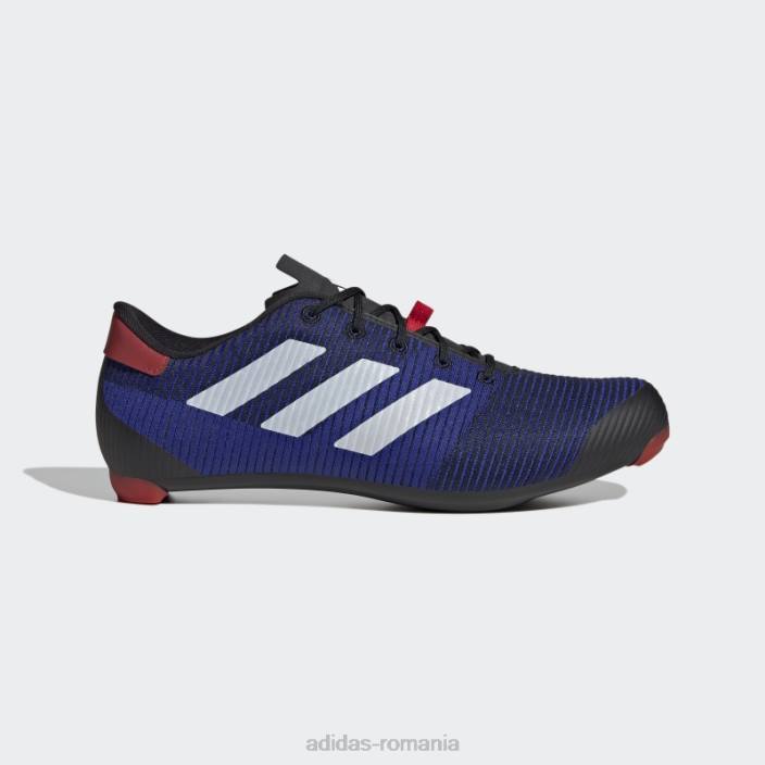 Adidas pantoful de ciclism rutier 2.0 negru bărbați negru/alb/stacojiu 2JBN12475