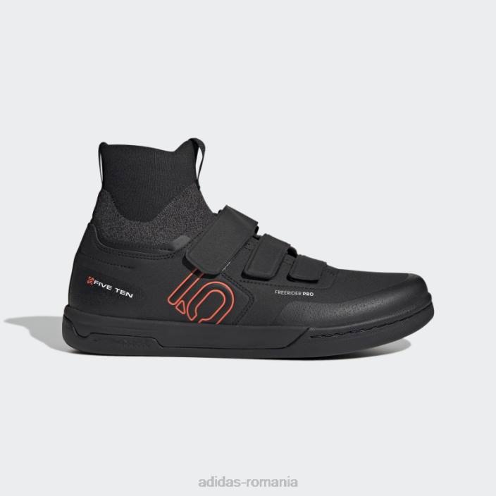 Adidas Five ten freerider pro mid vcs pantofi mountain bike negri bărbați negru/rosu/gri 2JBN4537