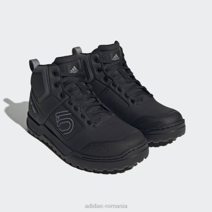 Adidas Five ten impact pro pantofi de bicicletă mid mountain negru bărbați gri inchis 2JBN4706