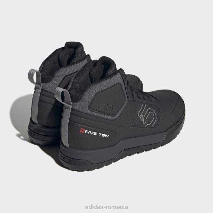Adidas Five ten impact pro pantofi de bicicletă mid mountain negru bărbați gri inchis 2JBN4706