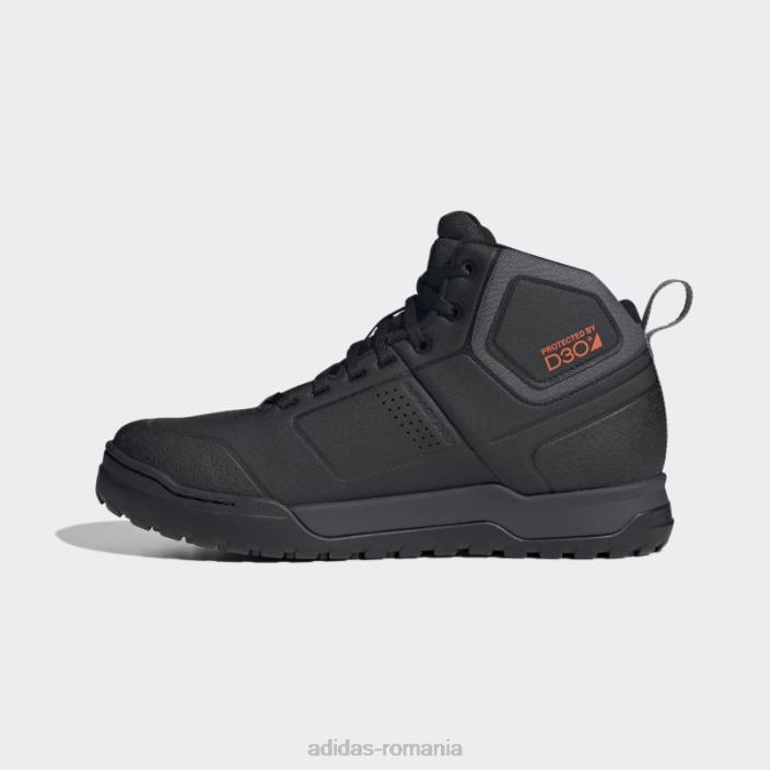 Adidas Five ten impact pro pantofi de bicicletă mid mountain negru bărbați gri inchis 2JBN4706