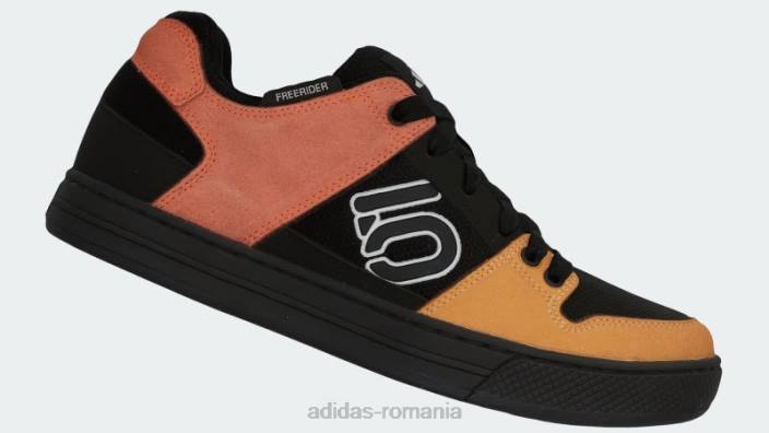Adidas black five ten freerider mountain bike pantofi moda bărbați negru/alb/portocaliu 2JBN4319