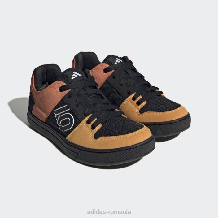 Adidas black five ten freerider mountain bike pantofi moda bărbați negru/alb/portocaliu 2JBN4319