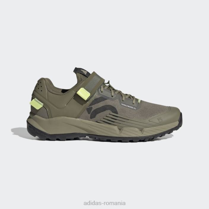 Adidas cinci zece pantofi pentru bicicletă de munte cu clipsă, hot orbit green bărbați orbita verde/carbon/negru 2JBN4371