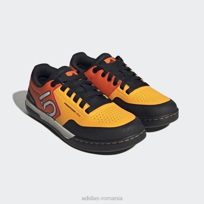 Adidas five ten freerider pro pantofi de mountain bike gold bărbați auriu/alb/portocaliu 2JBN12764