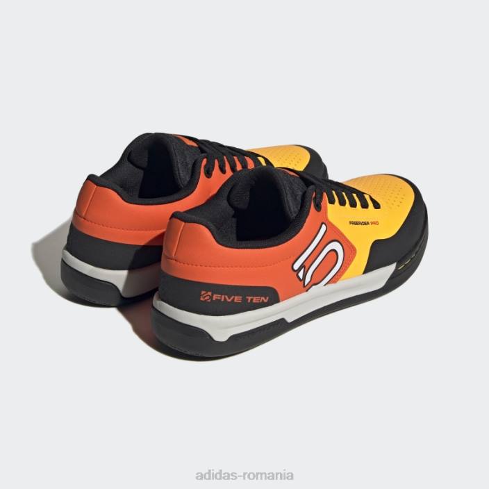 Adidas five ten freerider pro pantofi de mountain bike gold bărbați auriu/alb/portocaliu 2JBN12764