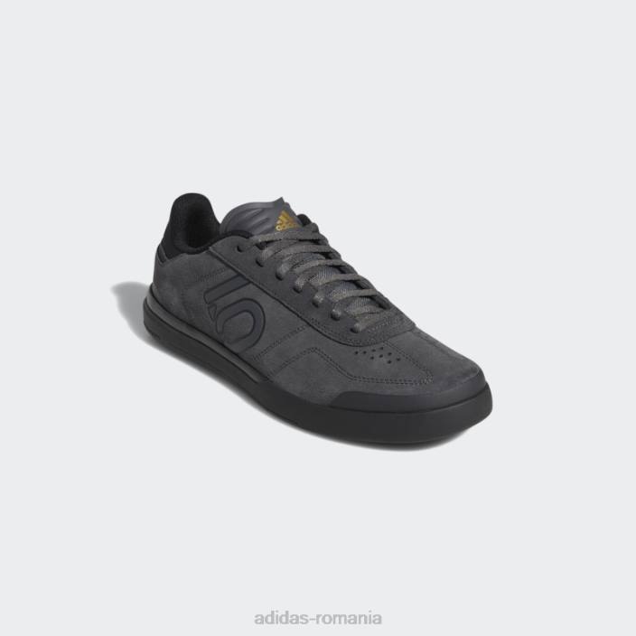 Adidas five ten sleuth dlx pantofi de mountain bike gri bărbați gri/negru/aur mat 2JBN5930