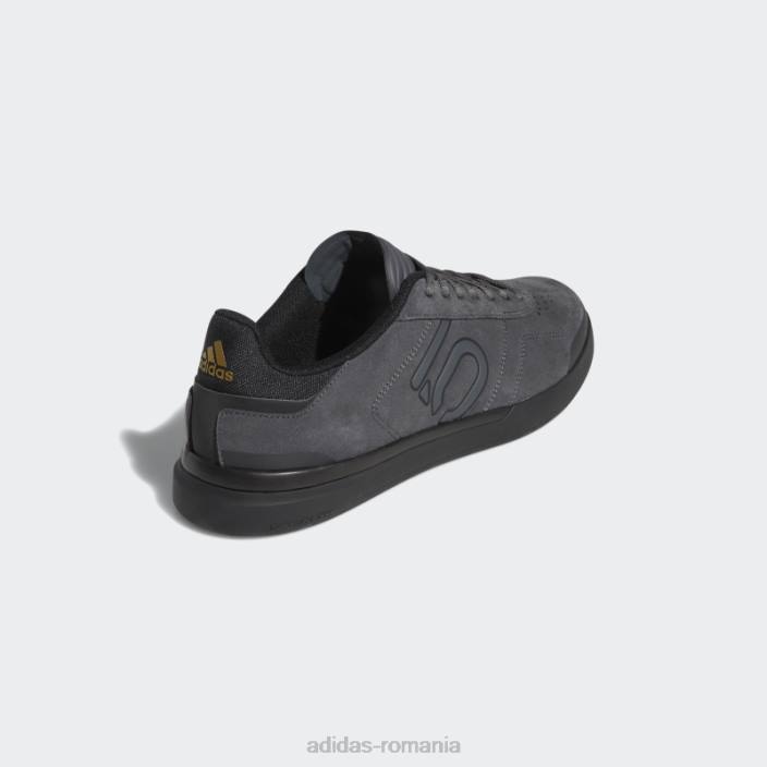 Adidas five ten sleuth dlx pantofi de mountain bike gri bărbați gri/negru/aur mat 2JBN5930
