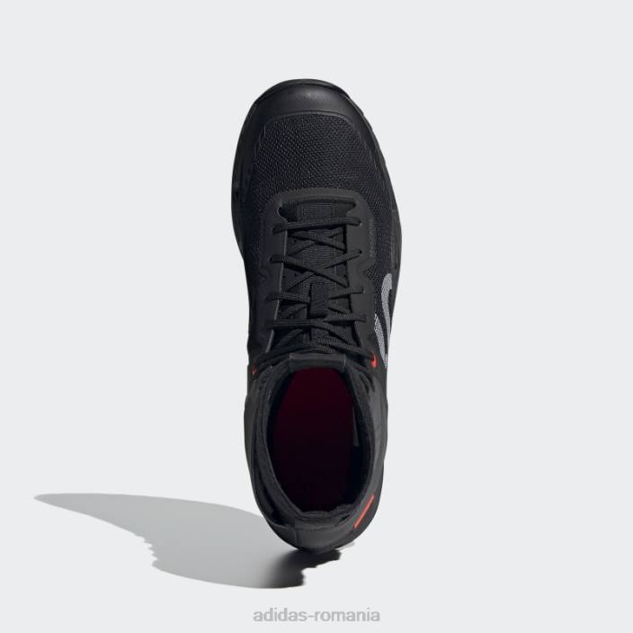 Adidas pantofi negri cinci ten trail cross mid pro mountain bike bărbați negru/gri/rosu 2JBN4709