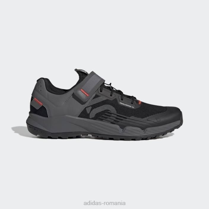 Adidas red five ten trailcross clip-in pantofi mountain bike moda bărbați negru/gri/rosu 2JBN4447
