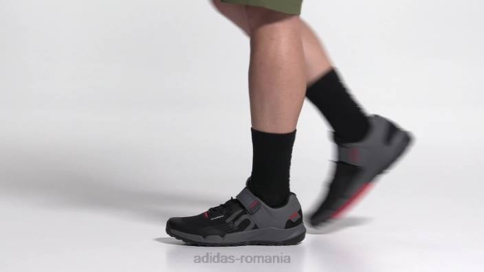 Adidas red five ten trailcross clip-in pantofi mountain bike moda bărbați negru/gri/rosu 2JBN4447