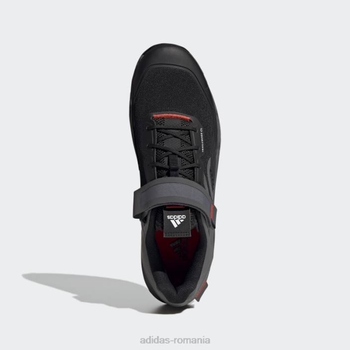 Adidas red five ten trailcross clip-in pantofi mountain bike moda bărbați negru/gri/rosu 2JBN4447