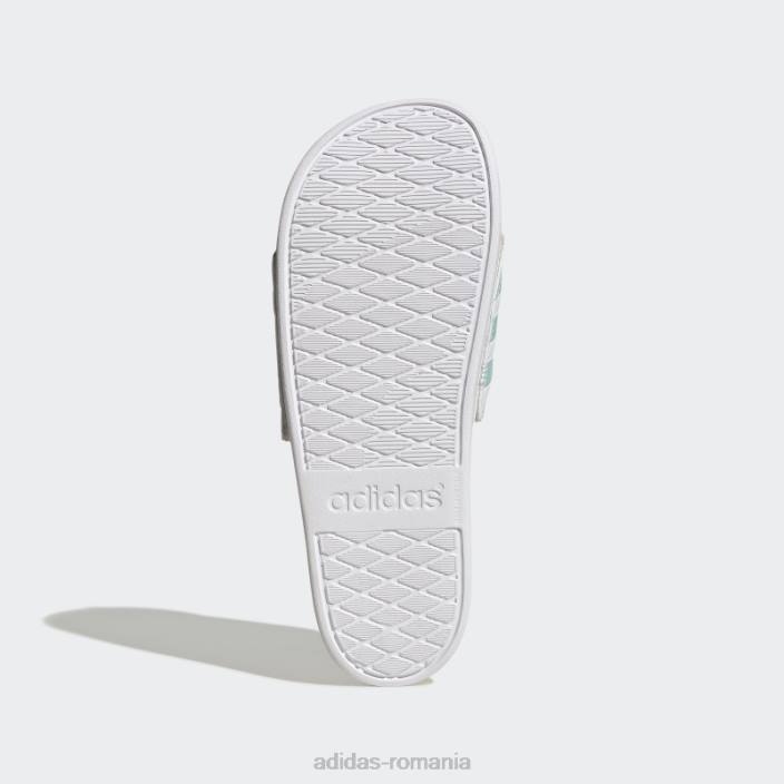 Adidas adilette comfort white bărbați alb/aqua/albastru 2JBN20041