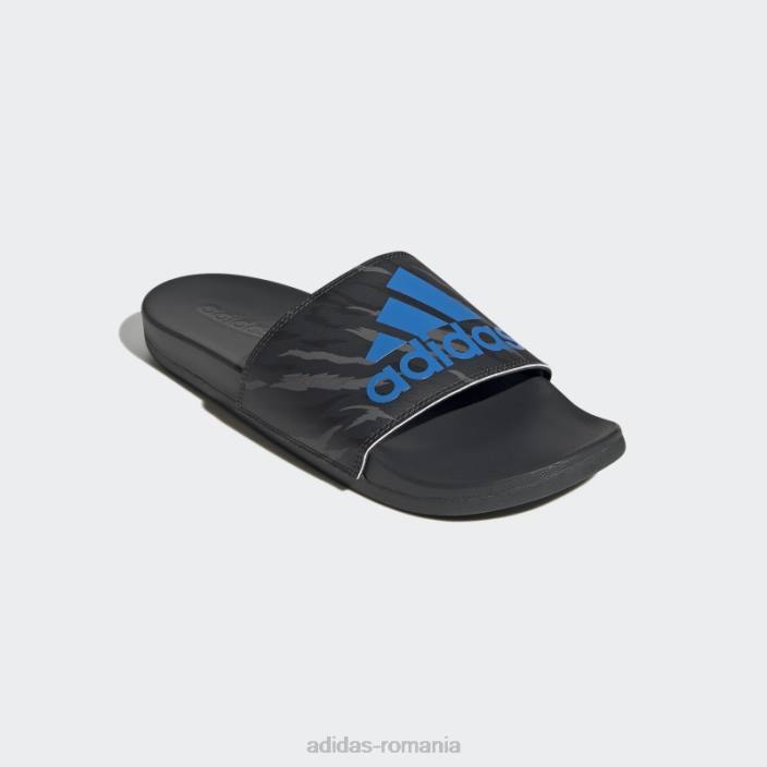 Adidas carbon adilette sandale confort adidas bărbați carbon/blue rush 2JBN20037