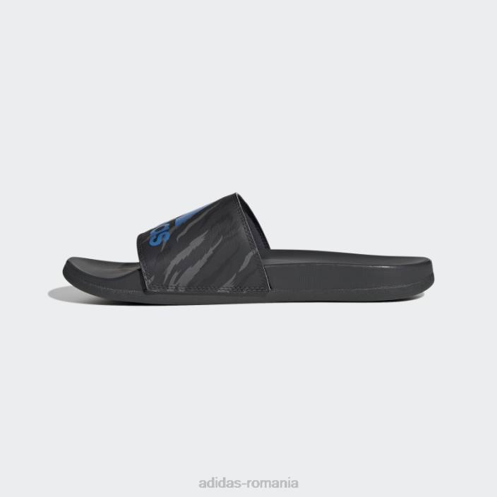 Adidas carbon adilette sandale confort adidas bărbați carbon/blue rush 2JBN20037