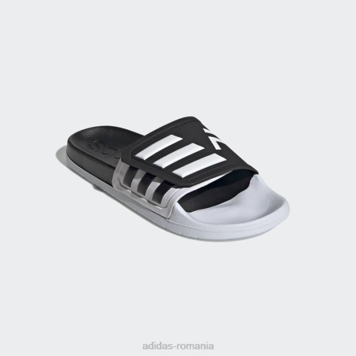 Adidas diapozitive negre adilette tnd bărbați alb negru 2JBN20032