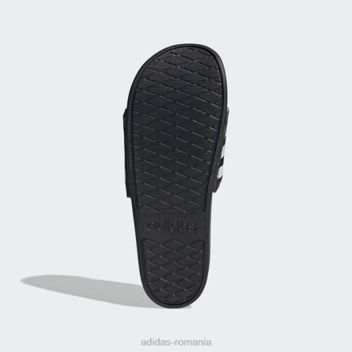 Adidas sandale elegante adilette comfort alb bărbați alb negru 2JBN20043
