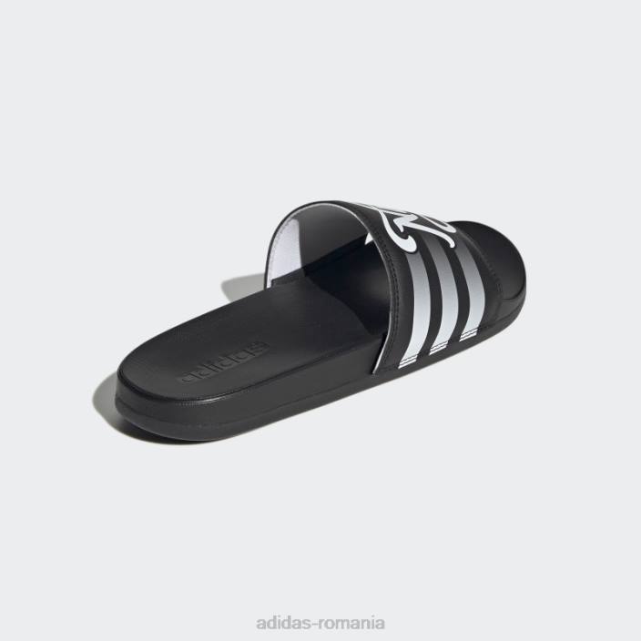 Adidas sandale elegante adilette comfort alb bărbați alb negru 2JBN20043