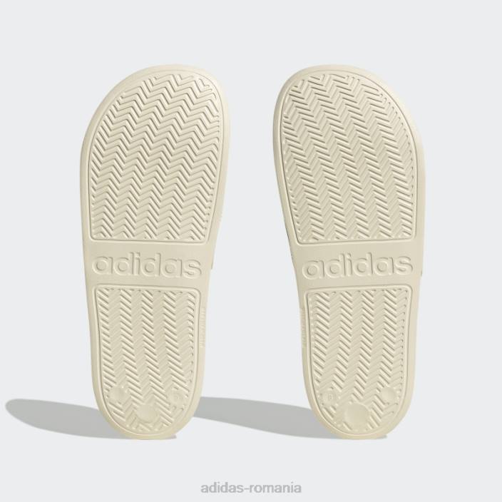 Adidas tobogane de duș adilette negre bărbați alb negru 2JBN20039