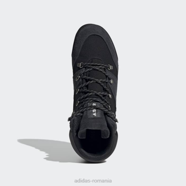 Adidas black terrex snowpitch cold.rdy cizme de drumeție bărbați negru/stacojiu 2JBN20050