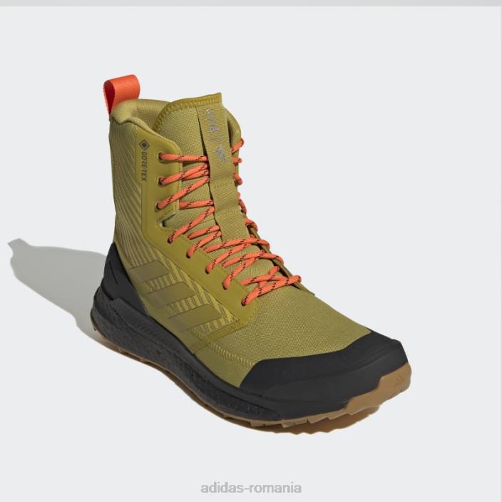 Adidas cizme terrex free hiker xpl gore-tex olive bărbați măsline/portocaliu/negru 2JBN20048