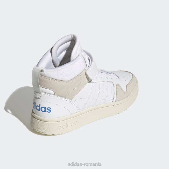 Adidas alb postmove mid cloudfoam super lifestyle baschet mid pantofi clasici adidas bărbați alb/albastru 2JBN6261