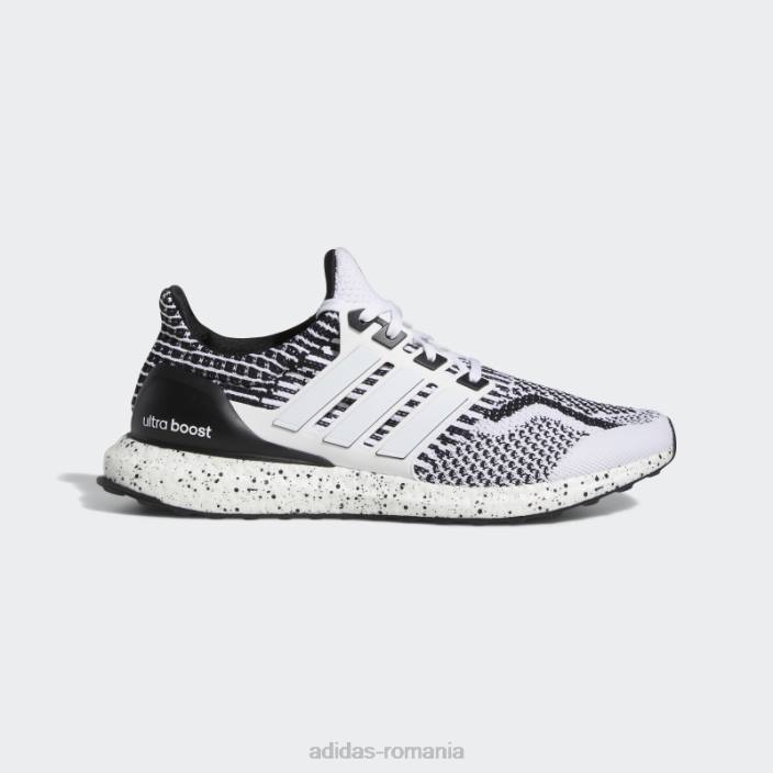 Adidas alb ultraboost 5.0 dna running sportswear lifestyle pantofi adidas bărbați alb negru 2JBN4017
