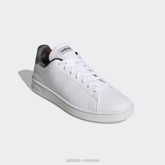 Adidas avantaje base court pantofi lifestyle alb bărbați alb negru 2JBN212