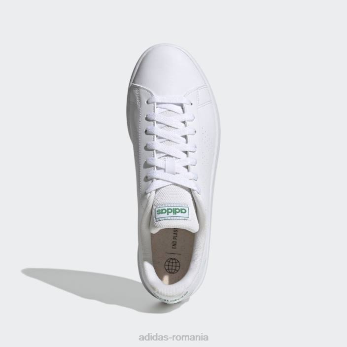 Adidas avantaje base court pantofi lifestyle verzi bărbați alb/verde 2JBN391