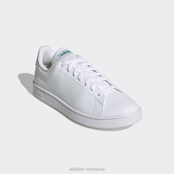Adidas avantaje base court pantofi lifestyle verzi bărbați alb/verde 2JBN391