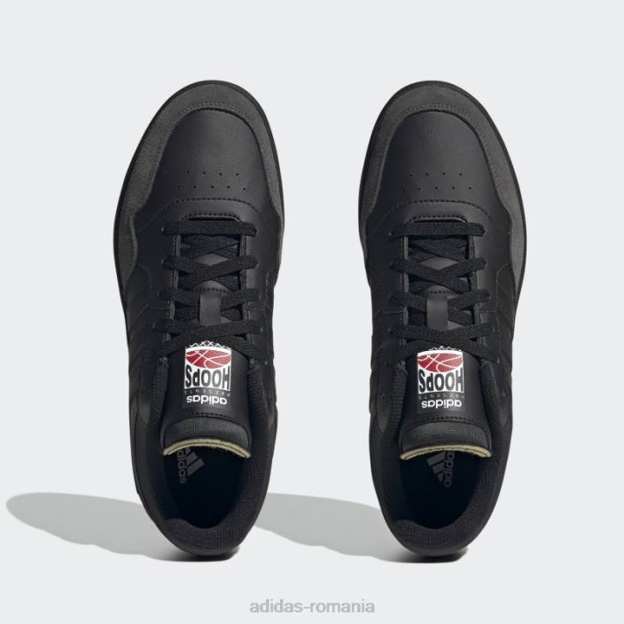Adidas black hoops 3.0 lifestyle baschet pantofi clasici vintage bărbați negru/carbon 2JBN4594