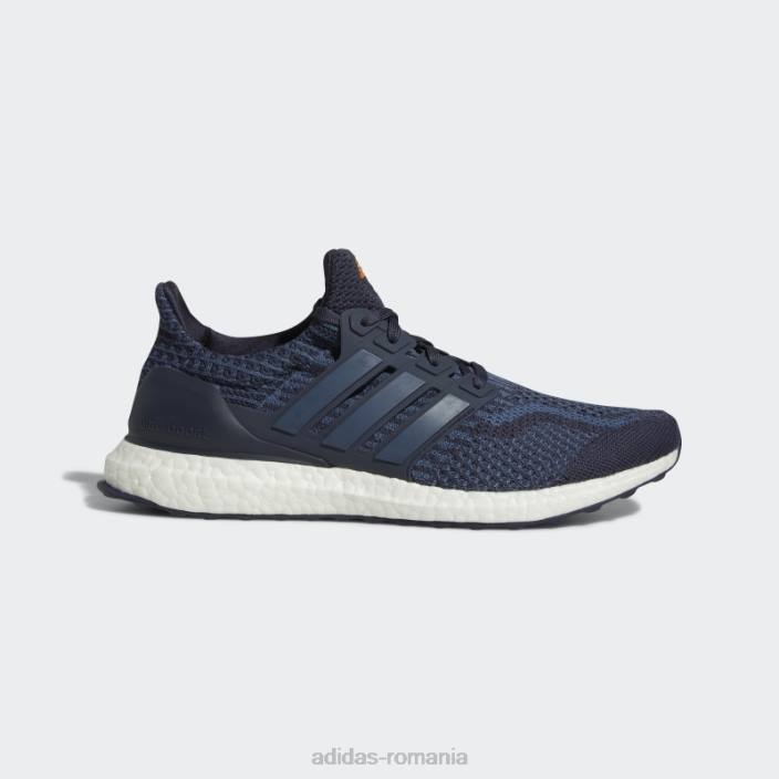Adidas bleumarin ultraboost 5 dna running sportswear pantofi lifestyle bărbați bleumarin/oțel/portocaliu 2JBN4252